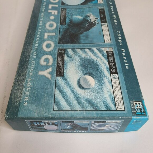 Vintage Golf-ology 750+ Piece Jigsaw Puzzle Sealed Golf Humor Box Warped - Picture 6 of 8